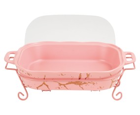 Vicenza Penghangat Makanan Marmer Pink BM680GC